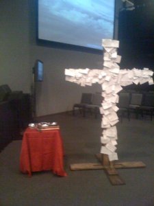 rubies & pearls cross